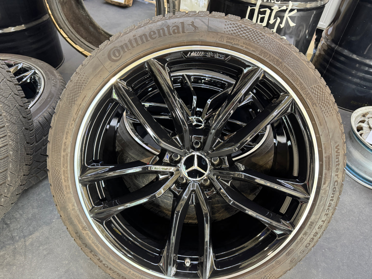 Satz AMG 21 Zoll Felgen Winterreifen GLC 63 X253 C253 A2534013800