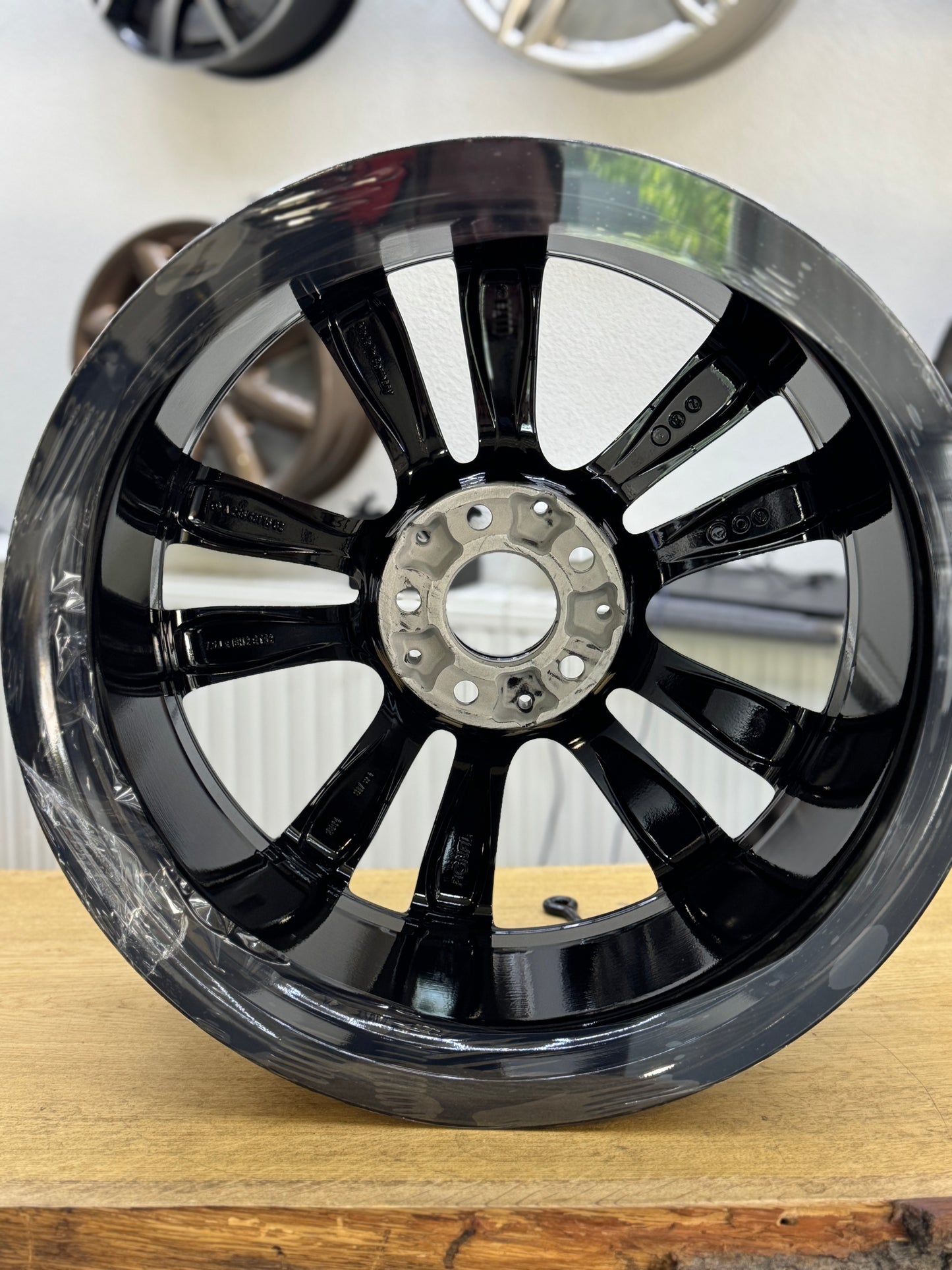 1x Mercedes B AMG Felge 7,5x18Zoll W176 A2464011602 schwarz