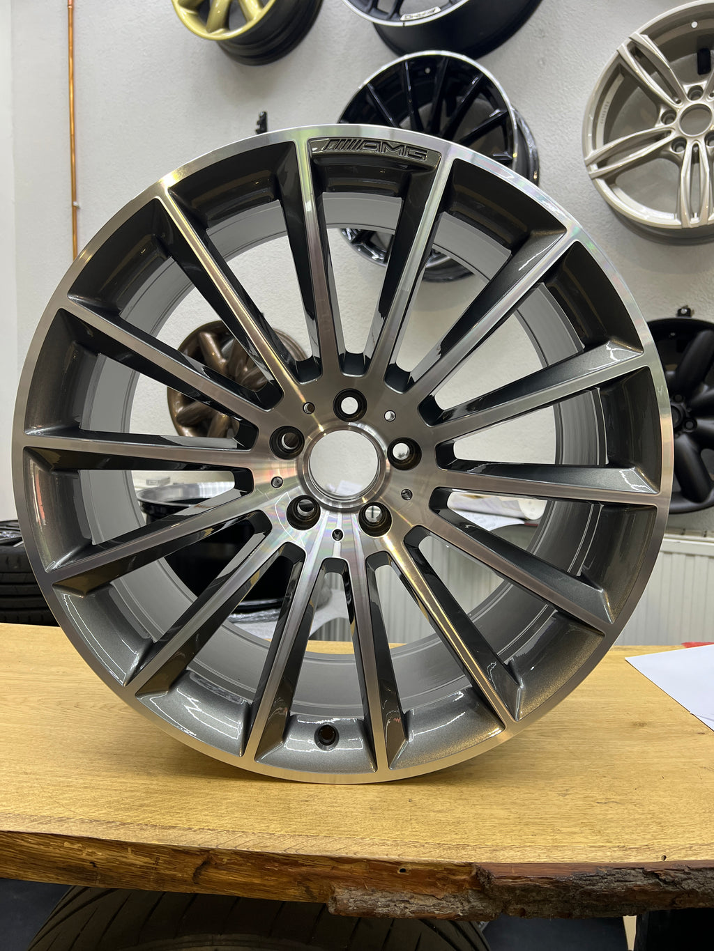 AMG Mercedes Benz GLE W167 V167 21 Zoll Felge A1674013400 Himalaya