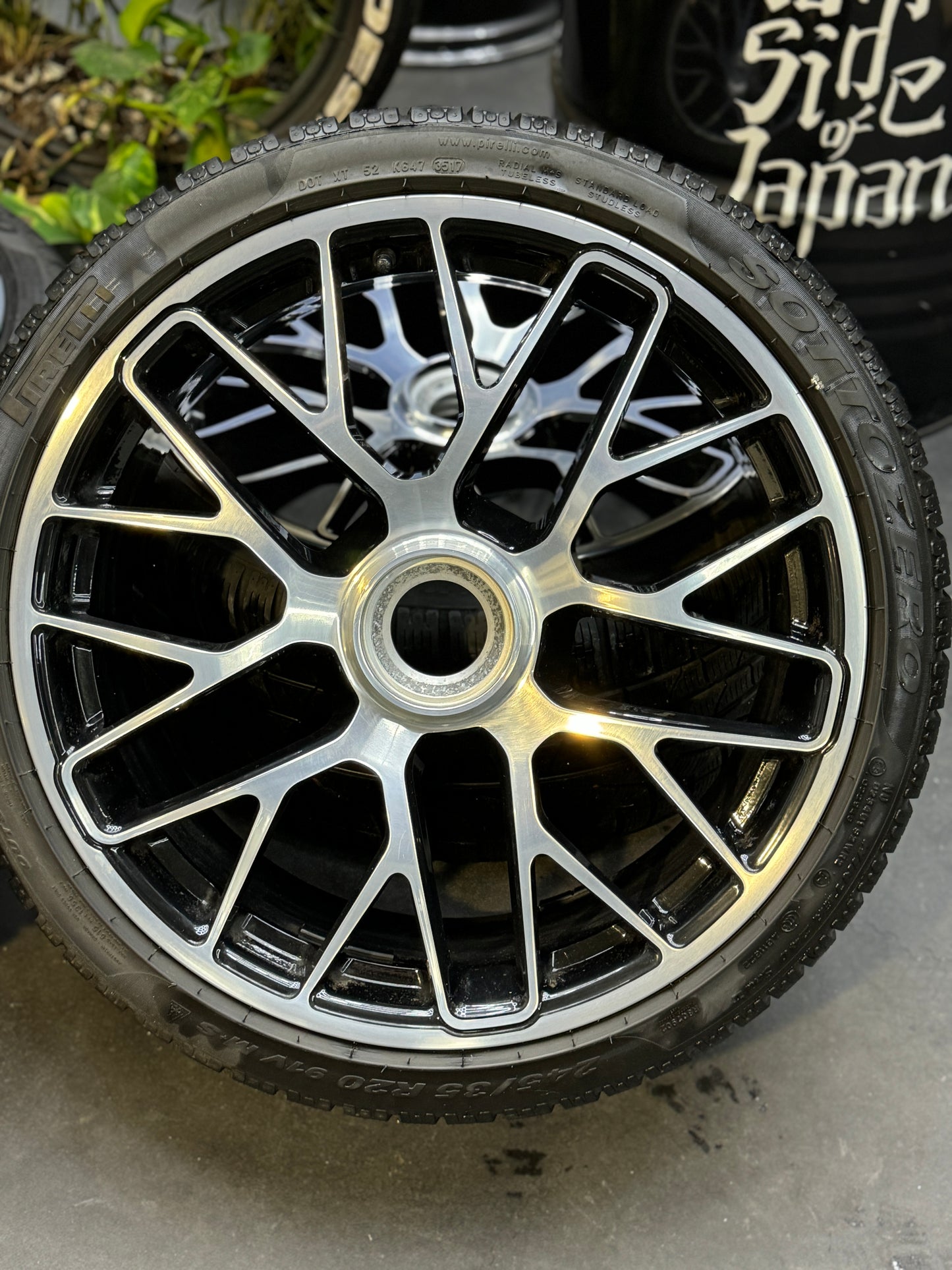 Satz Porsche 911 991 Turbo GTS Felgen 20 Zoll Zentralverschluss