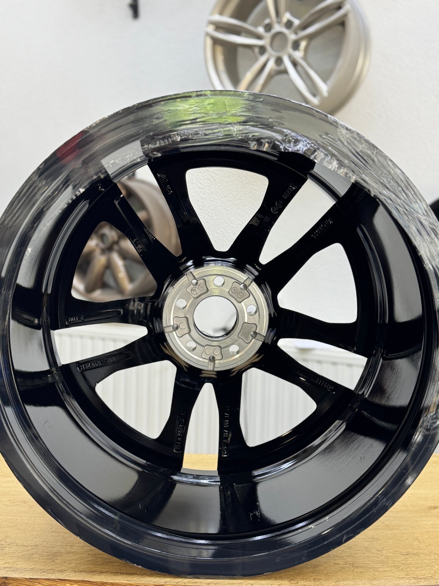 1x Mercedes GLE AMG Felge 11 x 22 Zoll W167 A1674013700 Schwarz Hinten