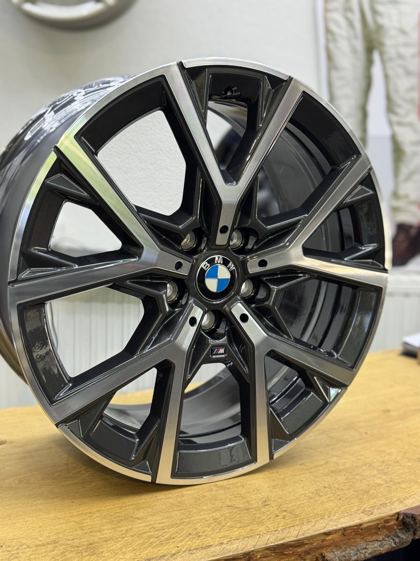 1x Alufelge M Performance Y-Speiche 553 8092355 F40 F44 18" NEU