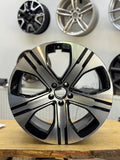 1x A2944011000 21 Zoll Felge EQE 5-Speichen Aero silber schwarz
