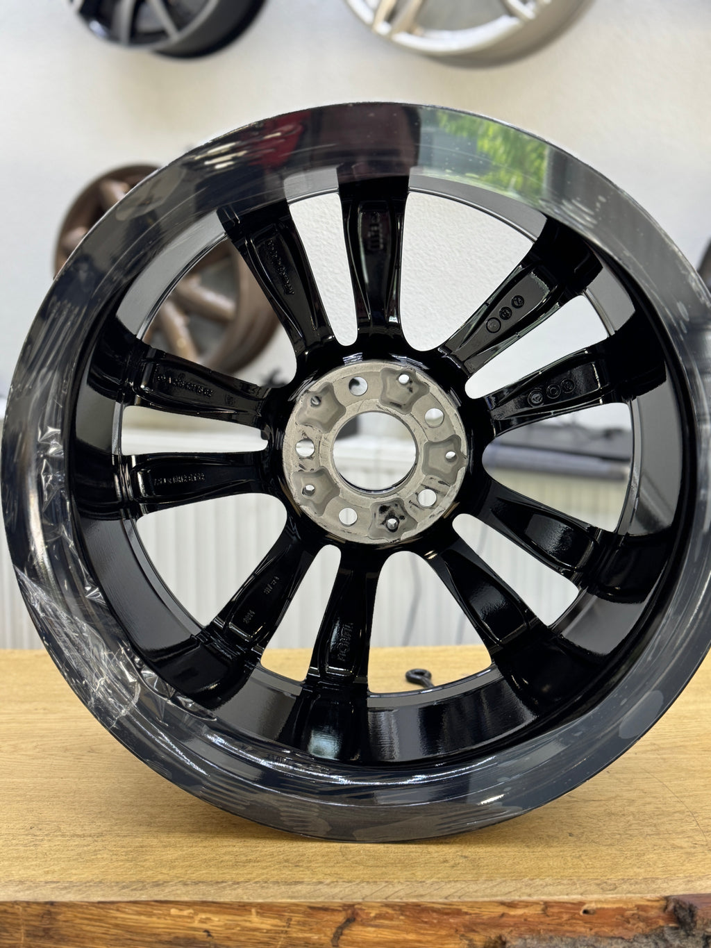 1x Mercedes B AMG Felge 7,5x18Zoll W176 A2464011602 schwarz