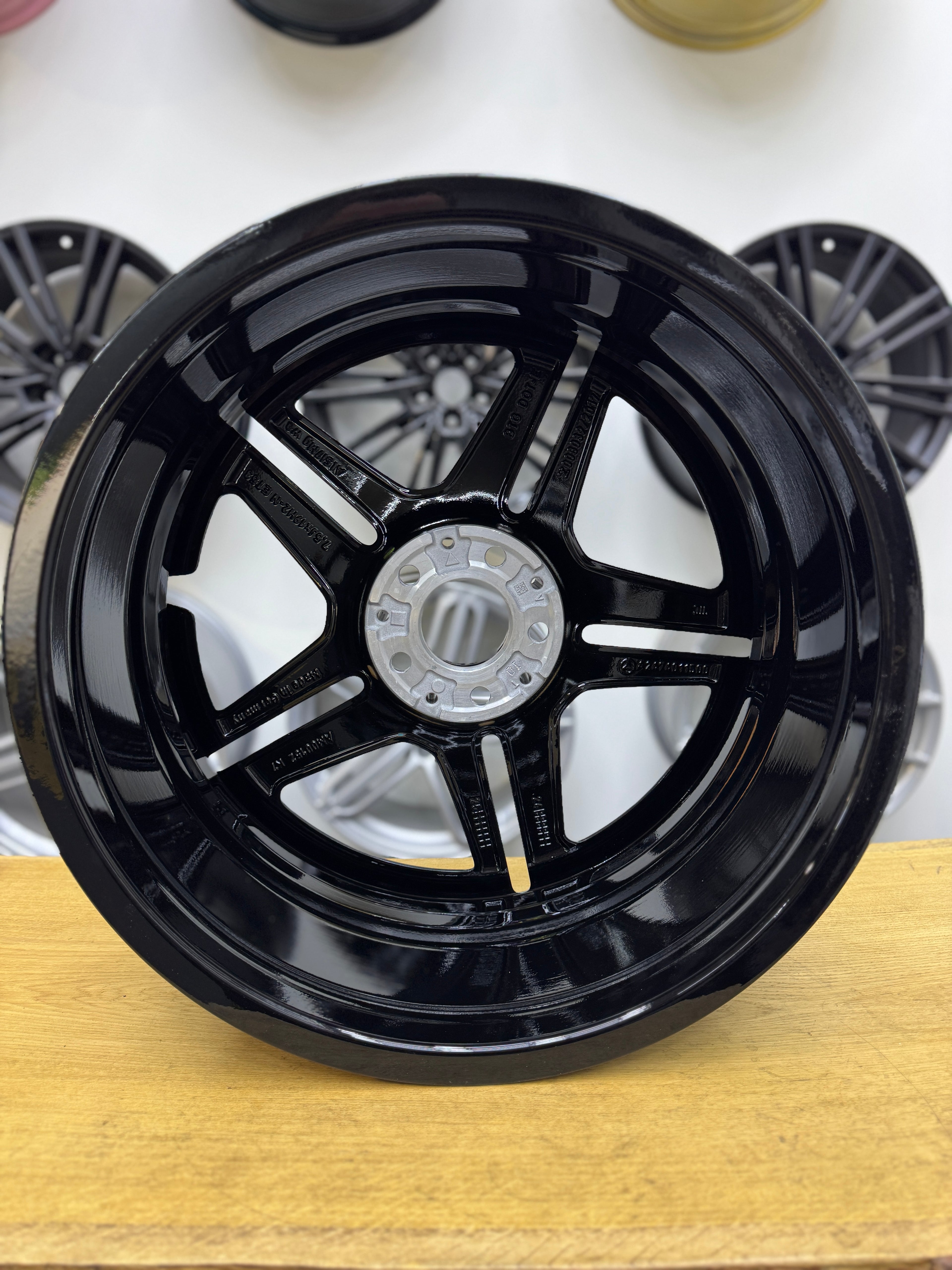 1x NEU Felge GLB schwarz A2474011500 7,5J x 19 ET53