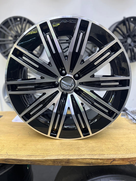 Mercedes EQS AMG Felge 9,5x21 Zoll V297 X297 A2964011600 schwarz